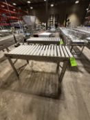 (2) SECTIONS OF ROLLER CONVEYOR, APPROX. 60 IN. L X 24 IN. W