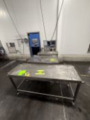 (3) S/S TABLES APPROX. DIMS: 47X24X33, 49X24X33