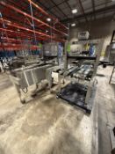 (2) WEXXAR BEL TAPE CASE SEALER, MODEL BEL 5150, WITH SEMI-AUTOMATIC CASE FORMER AND SQUID INK