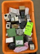 LOT OF ASSORTED CONTACTORS/MANUAL MOTOR STARTER