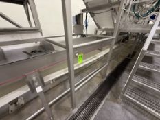 STRAIGHT SECTION OF WAST CONVEYOR, APPROX. 17 IN. W