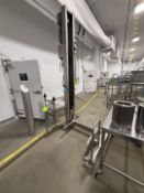 2021 SYSPAL SINGLE COLUMN BUGGY LIFT / TILT / DUMPER, MODEL SCE-CL-01, S/N 33633-3, 770 LB / 350