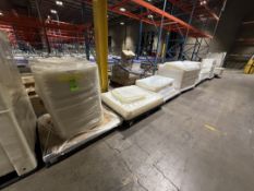 (9) PALLETS OF LIDS AND TOTES