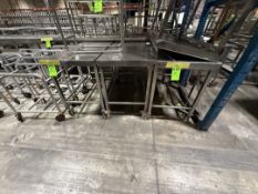 (3) PORTABLE S/S TABLES