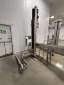 2021 SYSPAL SINGLE COLUMN BUGGY LIFT / TILT / DUMPER, MODEL SCE-CL-01, S/N 32284-4, 770 LB / 350