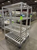 (2) KELMAX ALUMINUM ROLLING SHELVING