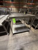 S/S PUSHCART, APPROX. DIMS: 48 IN. L X 38 IN. W X 46 IN. H