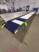 KEY WEST METAL INDUSTRIES VARIABLE SPEED CONVEYOR, PROJECT NO. 278778MC-14, APPROX. 340 IN. L X 20