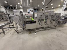 2018 ABL INDUSTRIAL SLICER AND CHUNKER, MODEL ELVT GTF, S/N 3201A031, 480 V, USED FOR PINEAPPLE,