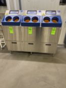 CLEANTECH 4000S AUTMATED GLOVE AND HAND WASHING SYSTEM, 3-STATION SYSTEM CAN WASH UP TO 15 PEOPLE