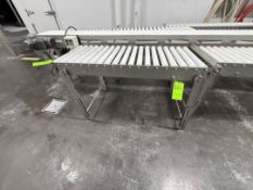 ROLLER CONVEYOR SECTION, APPROX. 58 IN. L X 24 IN. W