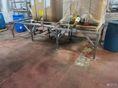 (2) S/S TOTE UNLOADING RACKS
