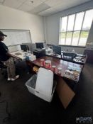 LOT OF ASSORTED OFFICE FURNITURE