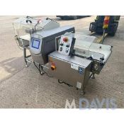 Safeline Mettler Toledo Metal Detector with Pneumatic Push-Arm Reject, Manufactured 2015, Aperture