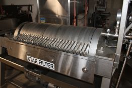 Star Filter Press, Model 30-18A/SP/SS/SF, S/N 1218833 with Unibloc Positive Displacement Pump,
