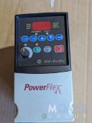 Lot of 3 ALLEN-BRADLEY PowerFlex 4 Variable Frequency Drives; 0.5 HP; CAT 22A-D1P4N104 Ser A (