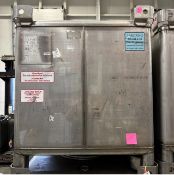Aprox. (22) IBC 350 Gal. S/S Cleaned Totes, Dimensions Aprox. 42