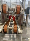 ECONOCORP Casepacker; (2) Dekka tape heads for case closure; Model Econocaser 9775, Missing PLC;