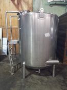 A&B 824 Gal. Enclosed Stainless Steel Process Tank, Model 800-GVSST, S/N 50916301, Year 2005 (