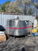 Chester Jensen 800 Gal. S/S Jacketed Mixing Tank, S/N HBP 112 D, 480 Volt, 3 Phase, 6A (Loading