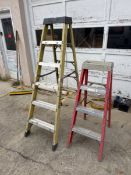 FEATHERLITE & LOUISVILLE A-FRAME LADDER