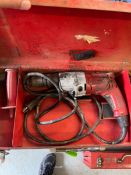 MILWAUKEE HAMMER DRILL & (2) HILT HAMMER DRILL