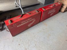 (2) EMPTY MILWAUKEE HARD CASES