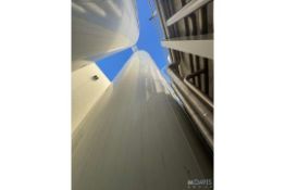 2010 Walker 25,000 Gal. S/S Insulated Silo, M/N VSHT/304 SS, S/N WEP-87292PT14, Painted Exterior