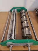 (2) Used Rondo Croissant Dough Cutting Sets - (1) Set Aprox. 10.5