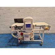 Safeline Metal Detector with Air Blast Reject, Aperture Width x Height Aprox. Dimensions 13.7 x 6.1