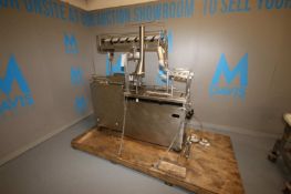 S/S Pail/Bucket Ice Cream Filler, with (2) Pallet of Assorted S/S Parts, Mounted on S/S Portable