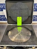 IIM CAPSULE FILLING MACHINE DOSING DISC, SIZE 2, 21.00 MM, IIM NO. 30117, SN 022312A WITH CASE, (INV