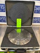 IIM CAPSULE FILLING MACHINE DOSING DISC, SIZE 00, 22.70 MM, IIM NO. 30425, SN 100912A WITH CASE, (