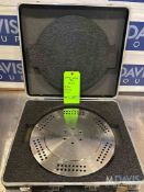 IIM CAPSULE FILLING MACHINE DOSING DISC, SIZE 00, 21.00 MM, IIM NO. 29866, SN 012916A WITH CASE, (