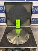 IIM CAPSULE FILLING MACHINE DOSING DISC, SIZE 00, 21.00 MM, IIM NO. 29866, SN 021622A WITH CASE, (