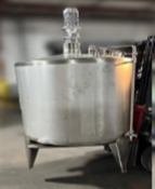 Aprox. 250 Gal. Mixing Storage Tank, Aluminum, Aprox. 46