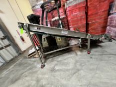 FPEC BELT INCLINE CONVEYOR, APPROX. 115 IN. L X 20 IN. W (Loading Fee $250) (Located Carson, CA)