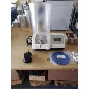 Beldos Minifiller Bench Depositor, S/N 1A001746 -- 15 Liter hopper, foot pedal, and follower plate