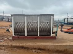 Perry Aprox. 215 Cu. Ft. S/S Jacketed Ribbon Blender with 50 hp Motor (Located Pattison, TX)