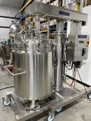 Feldmeier 140 Gallon Stainless Steel Vessel with Scott Turbon High Shear Mixer and Load Cells.