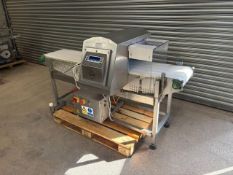 Loma Systems IQ3 Metal Detector, Stop Belt Reject, Mfg. 2016, Aperature Aprox. 17.7