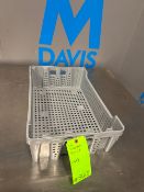 (120) Plastic Baskets, 23 L x 15 W x 6 1/2 D