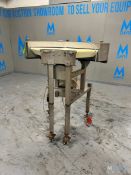 2019 REISER VEMAG 90 DEGREE CONVEYOR BELT, MODEL 712, S/N 7120255, APPROX. 23 IN. L X 12 IN. W BELT,
