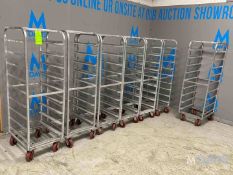 LOT OF (7) FME ALUMINUM BAKERY RACKS