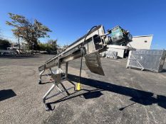 13 FT L PORTABLE INCLINED S/S AUGER CONVEYOR