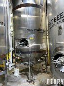 ENERFAB INC. 3,800 GAL. (65 BBL) S/S JACKETED TANK (FERMENTER)