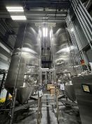 2016 A&B PROCESS SYSTEMS 3,815 GAL. S/S JACKETED TANK (FERMENTER)