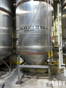 ENERFAB INC. 3,800 GAL. (65 BBL) S/S JACKETED TANK (FERMENTER)