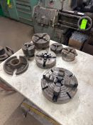 (6) ASSORTED LATHE CHUCKS & JAWS
