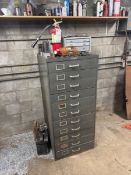 WATSON 11-DRAWER VERTICAL SHOP CABINET WITH CONTENTS